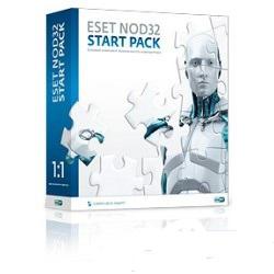 Антивирус ESET NOD32 START PACK - базовый комплект, лицензия на 1 год на 1ПК