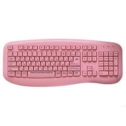 Клавиатура Sven "для Блондинок" 636, розовая USB